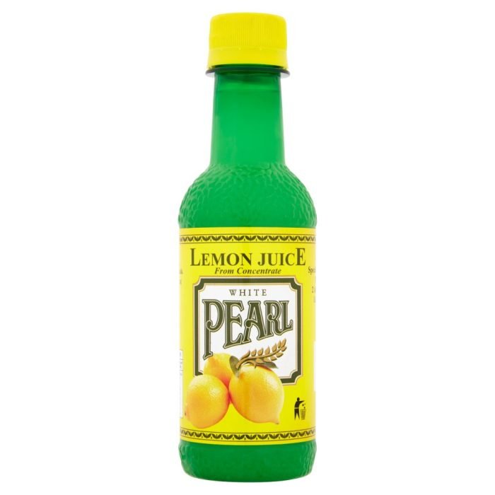 White Pearl Lemon Juice from Concentrate